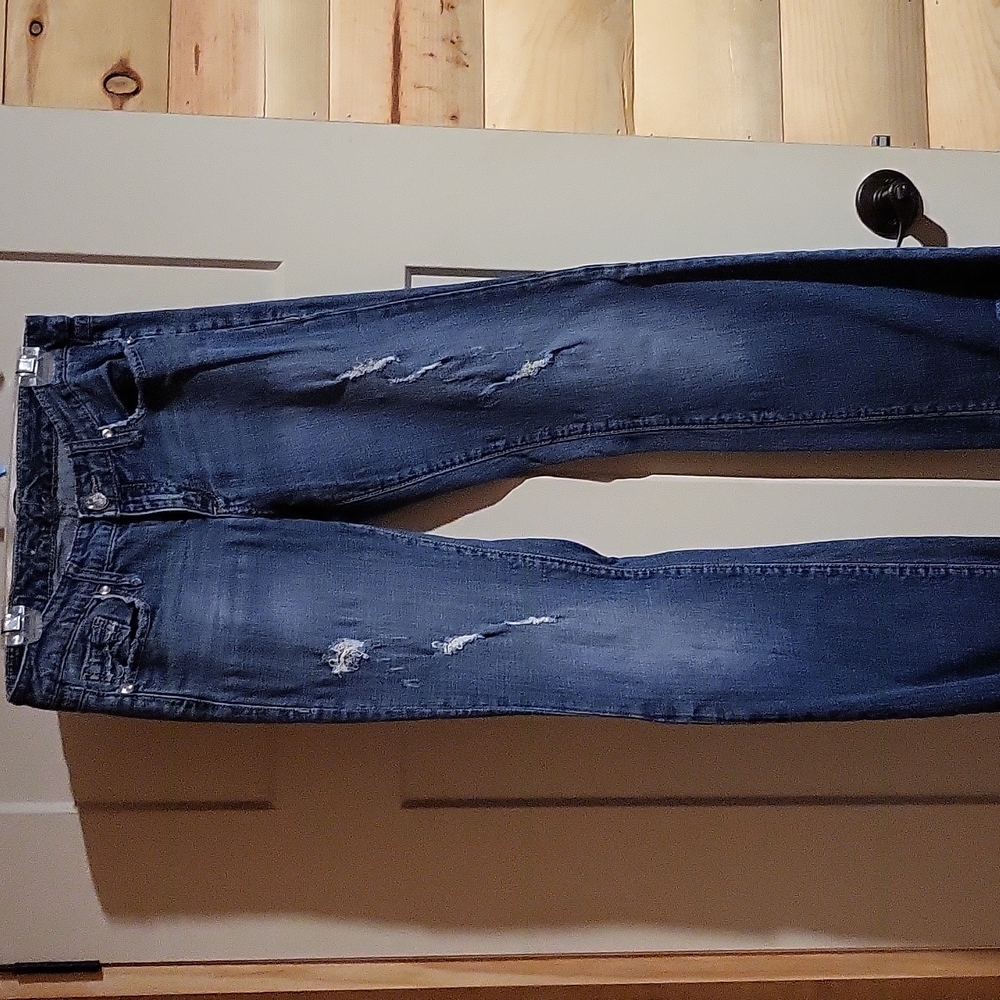 Women's Seven Bootcut Tattered Jean